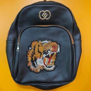 Tiger Embroidered Backpack